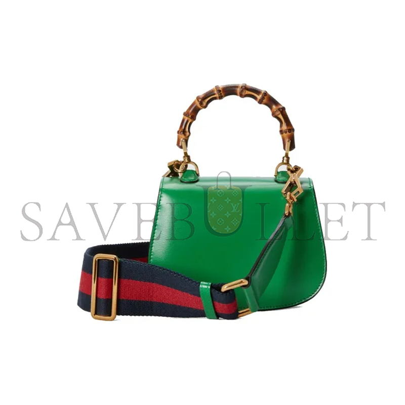 GUCCI BAMBOO 1947 MINI BAG 686864 10ODT 3384 (17*12*7.5cm）